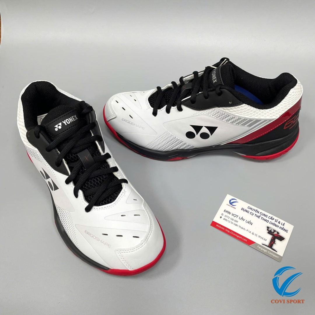 Giày Cầu Lông Yonex SHB 65X3 Trắng Đỏ Chính Hãng