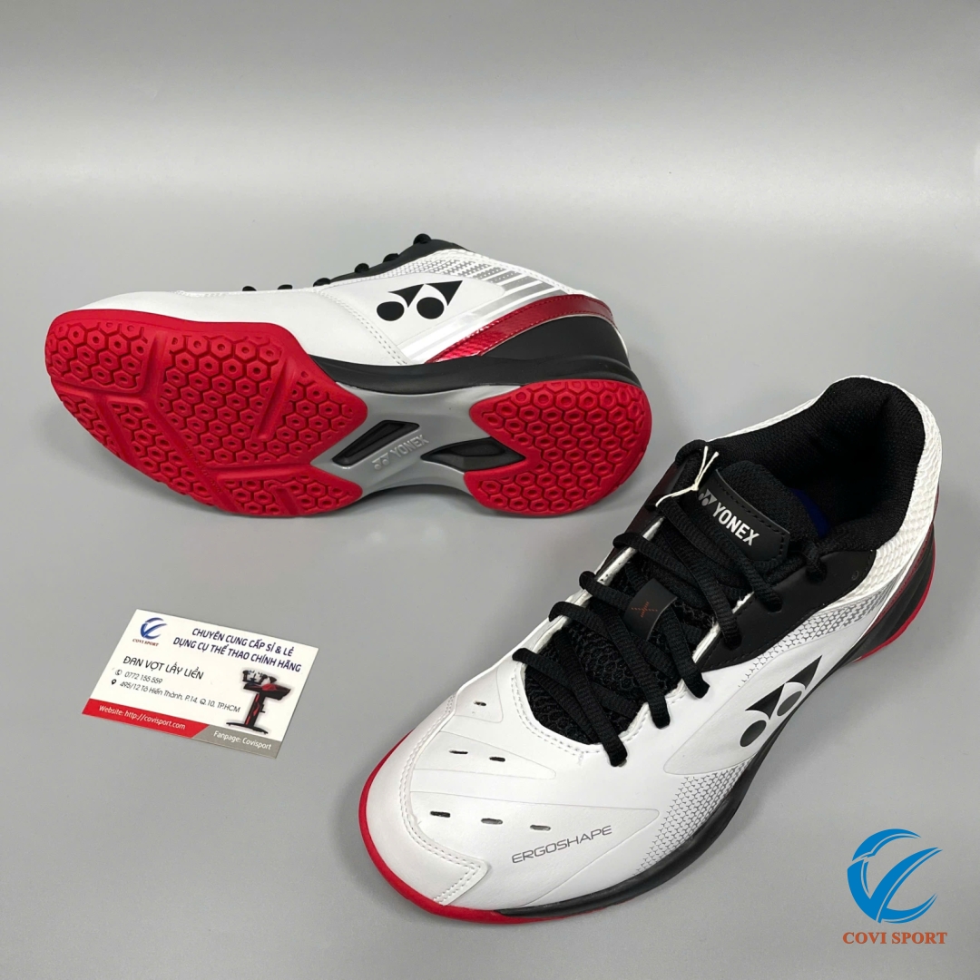 Giày Cầu Lông Yonex SHB 65X3 Trắng Đỏ Chính Hãng