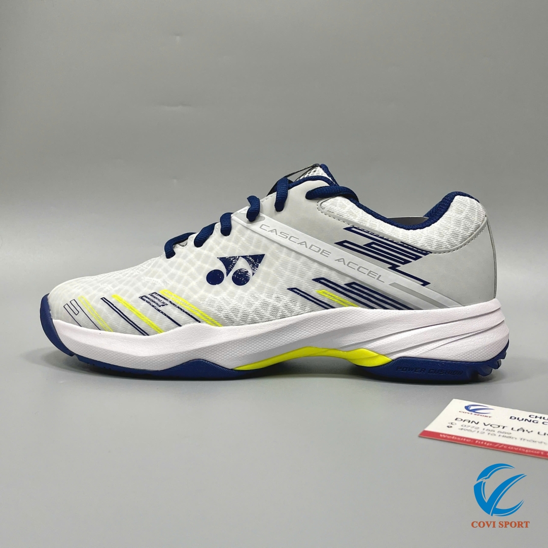 Giày Cầu Lông Yonex Cascade Accel (Trắng) Chính Hãng