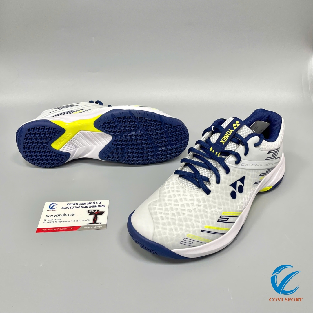 Giày Cầu Lông Yonex Cascade Accel (Trắng) Chính Hãng