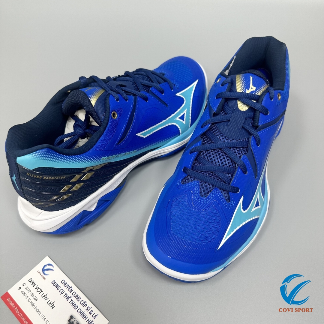Giày Cầu Lông Mizuno Claw 3 Chính Hãng (Xanh dương - 71GA244301) New 2024