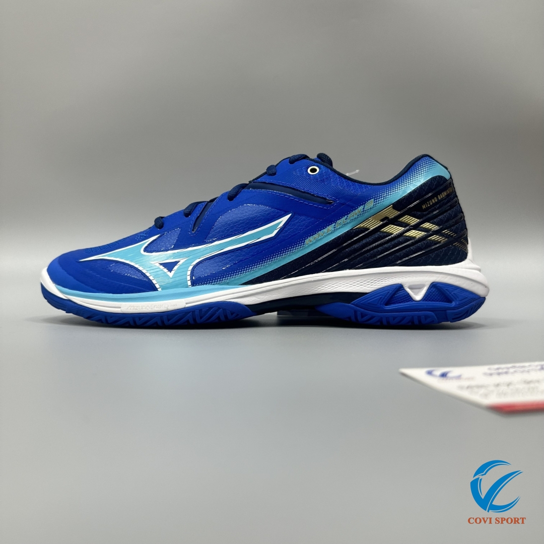 Giày Cầu Lông Mizuno Claw 3 Chính Hãng (Xanh dương - 71GA244301) New 2024