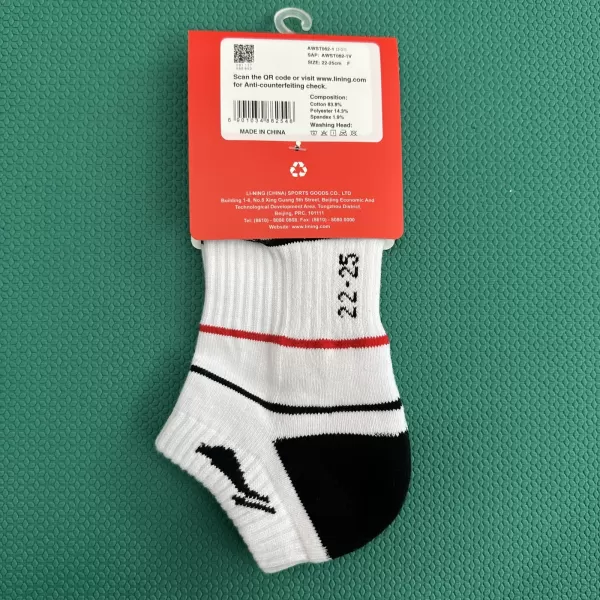 Tất Nữ Lining Chính Hãng AWST062-1