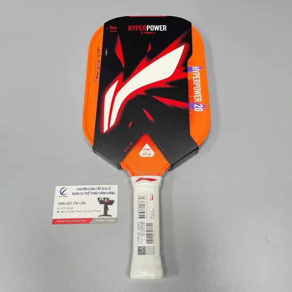 Vợt Pickleball Lining HYPERPOWER 20 Cam Chính Hãng (16mm)