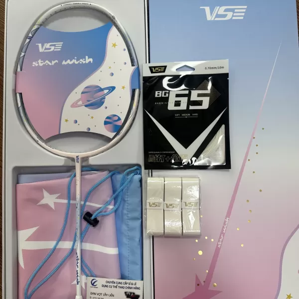 Set Vợt Cầu Lông VS Star Wish Chính Hãng
