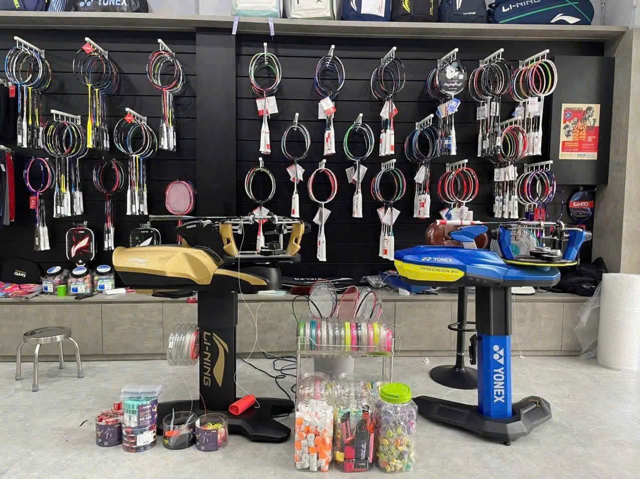 máy đan cước cầu lông tại covisport