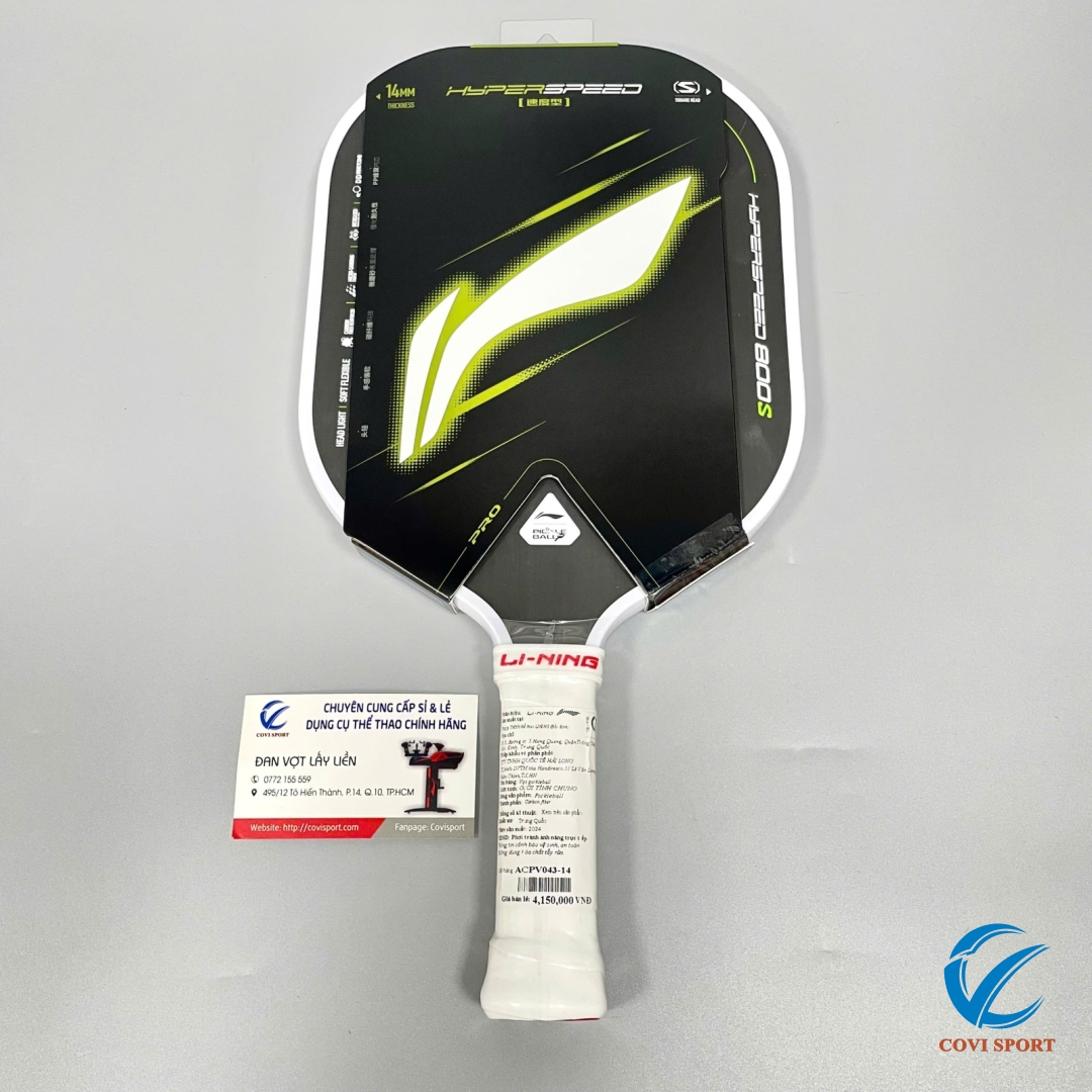 Vợt Pickleball Lining HYPERSPEED 800S (14mm) Chính Hãng