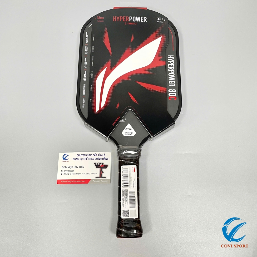 Vợt Pickleball Lining HYPERPOWER 80C (16mm) Chính Hãng