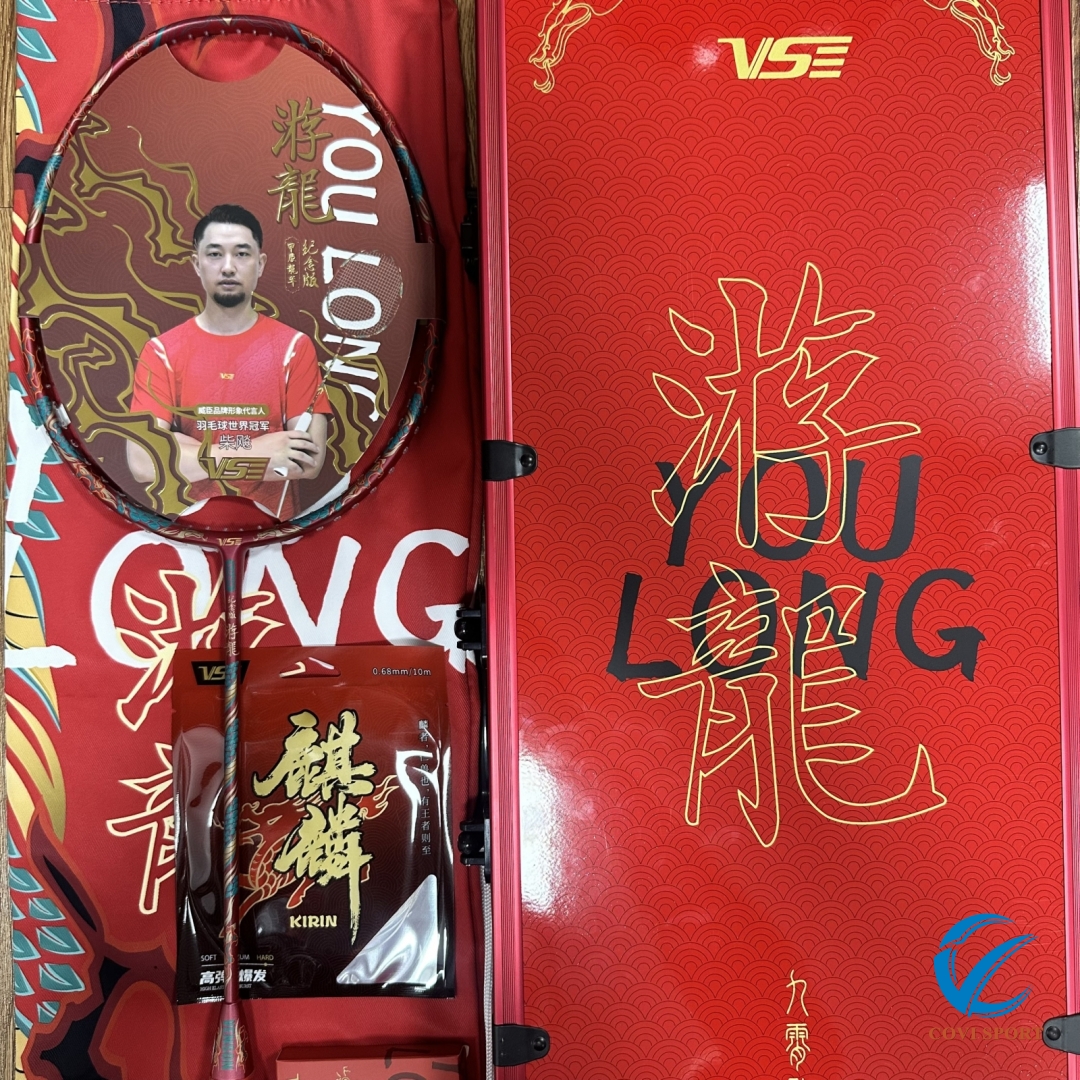 Set Vợt cầu lông VS You Long Đỏ Tết 2024 Limited