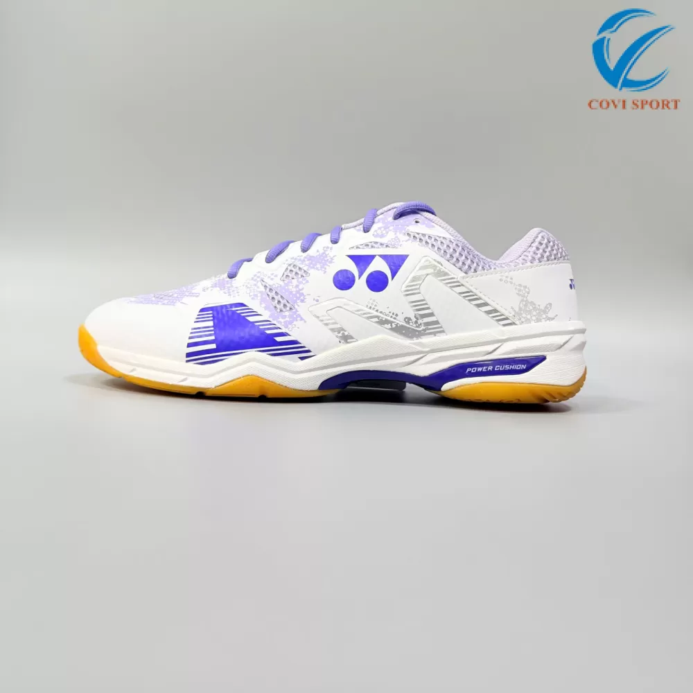 Giày Cầu Lông Yonex Power Cushion Eclipsion X (White/Purple) Chính Hãng