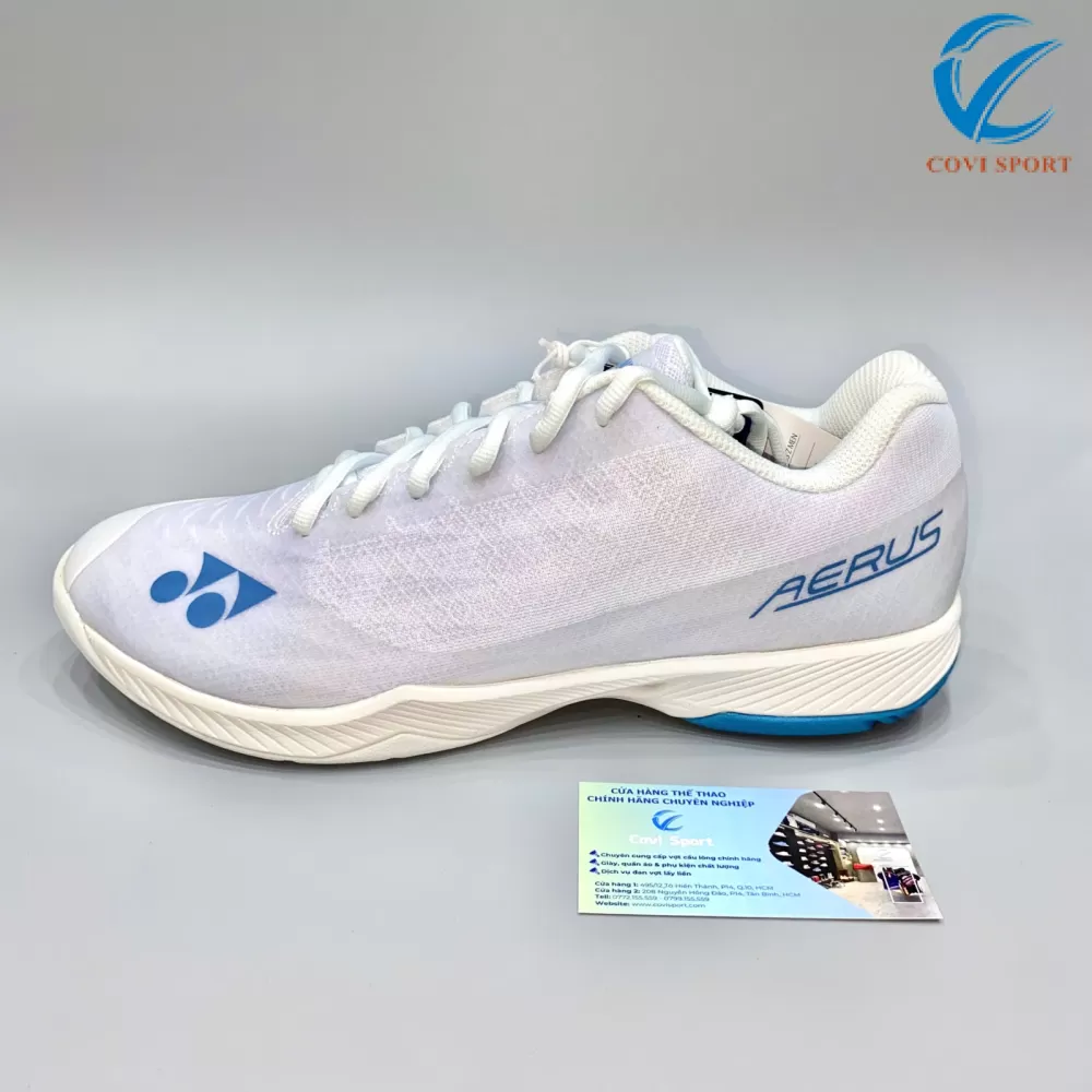 Giày Cầu Lông Yonex Aerus Z2 Men (White/Blue) Chính Hãng