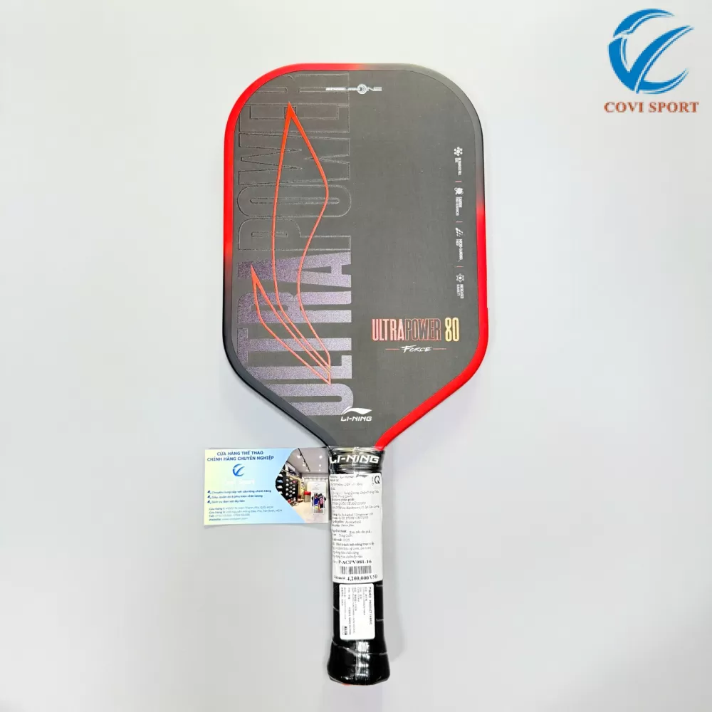 Vợt Pickleball Lining Ultrapower 80 Force (16mm) Chính Hãng