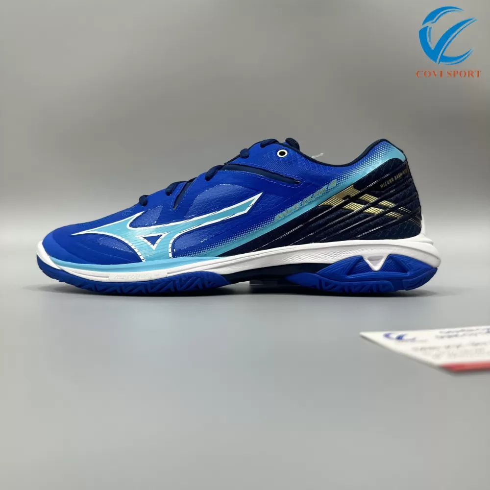 Giày Cầu Lông Mizuno Claw 3 Chính Hãng (Xanh dương - 71GA244301) New 2024