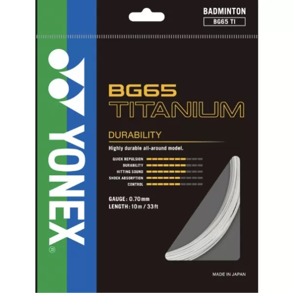 Cước Cầu Lông Yonex BG65 Titanium Chính Hãng