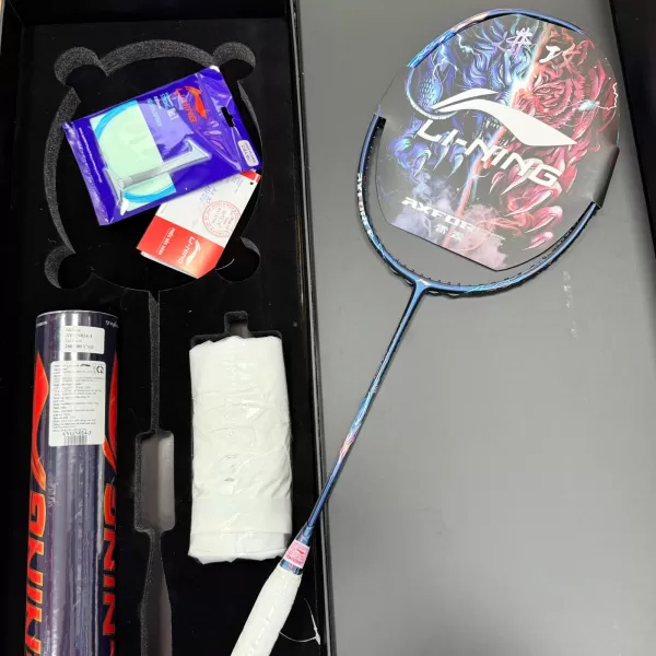 Combo Vợt Cầu Lông Lining Axforce 90 Dragon Max  4U - Khuyến Mãi Siêu Lớn