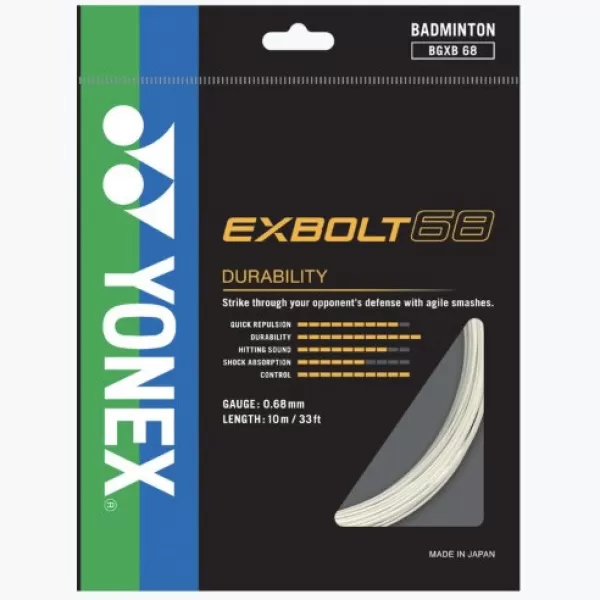 Dây Cước Căng Vợt Cầu Lông Yonex BG Exbol 68 Chính Hãng
