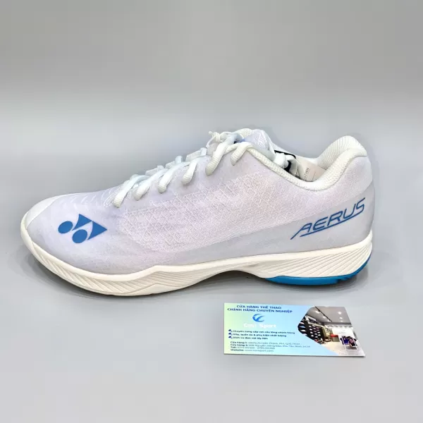 Giày Cầu Lông Yonex Aerus Z2 Men (White/Blue) Chính Hãng