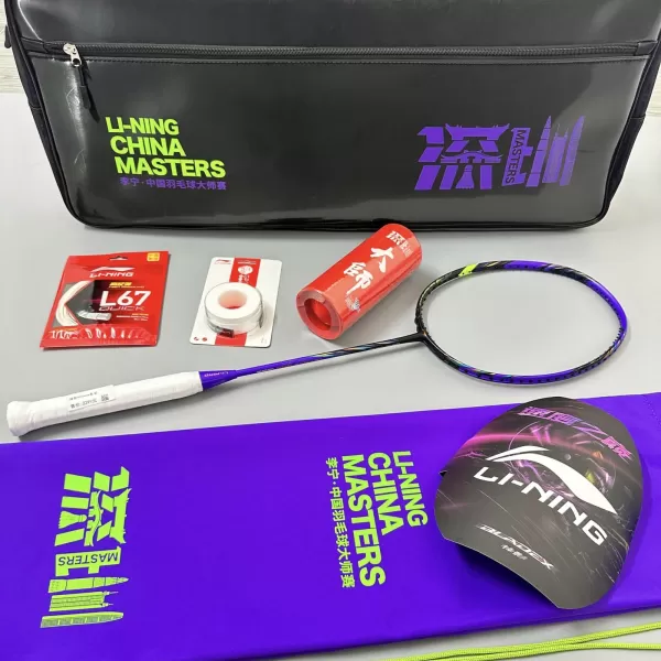 Set Vợt Lining Bladex 900 China Masters 2024 (Tím) Chính Hãng