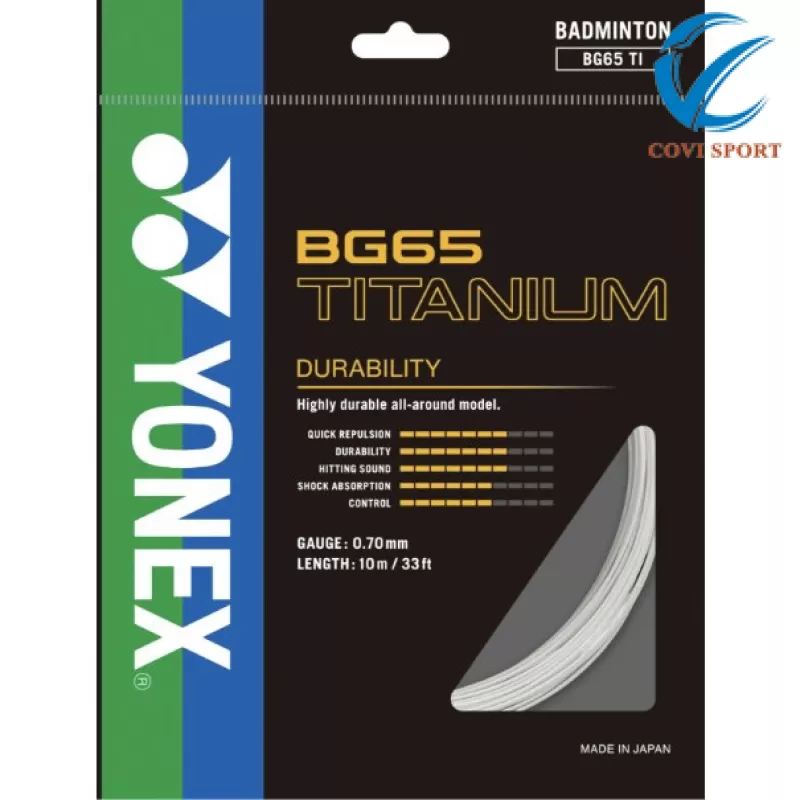 Cước Cầu Lông Yonex BG65 Titanium Chính Hãng