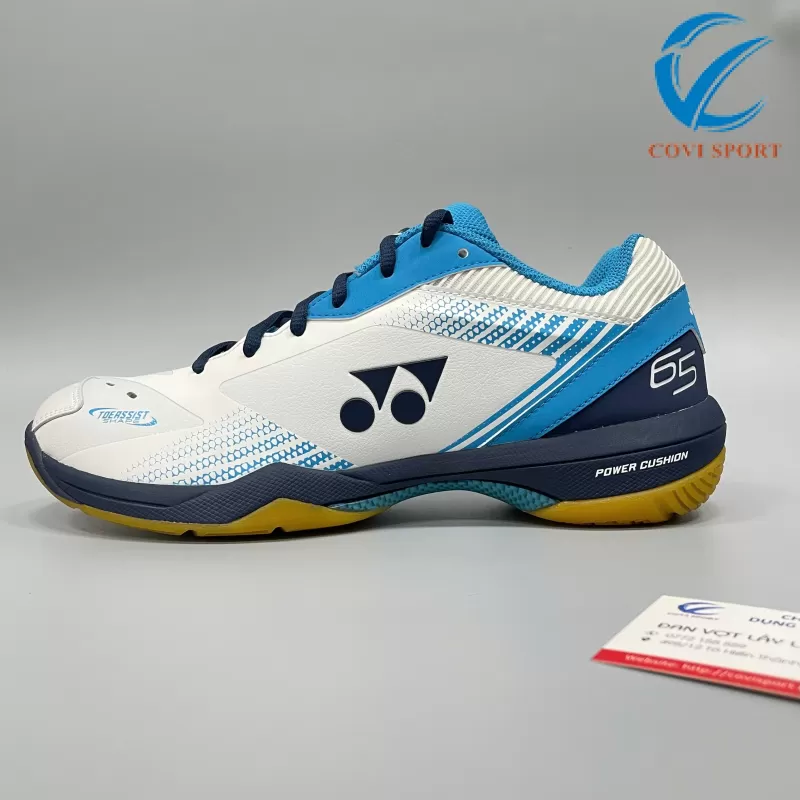 Giày Cầu Lông Yonex SHB 65Z3 Trắng Xanh 2024 Chính Hãng