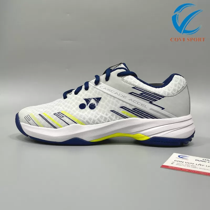 Giày Cầu Lông Yonex Cascade Accel (Trắng) Chính Hãng