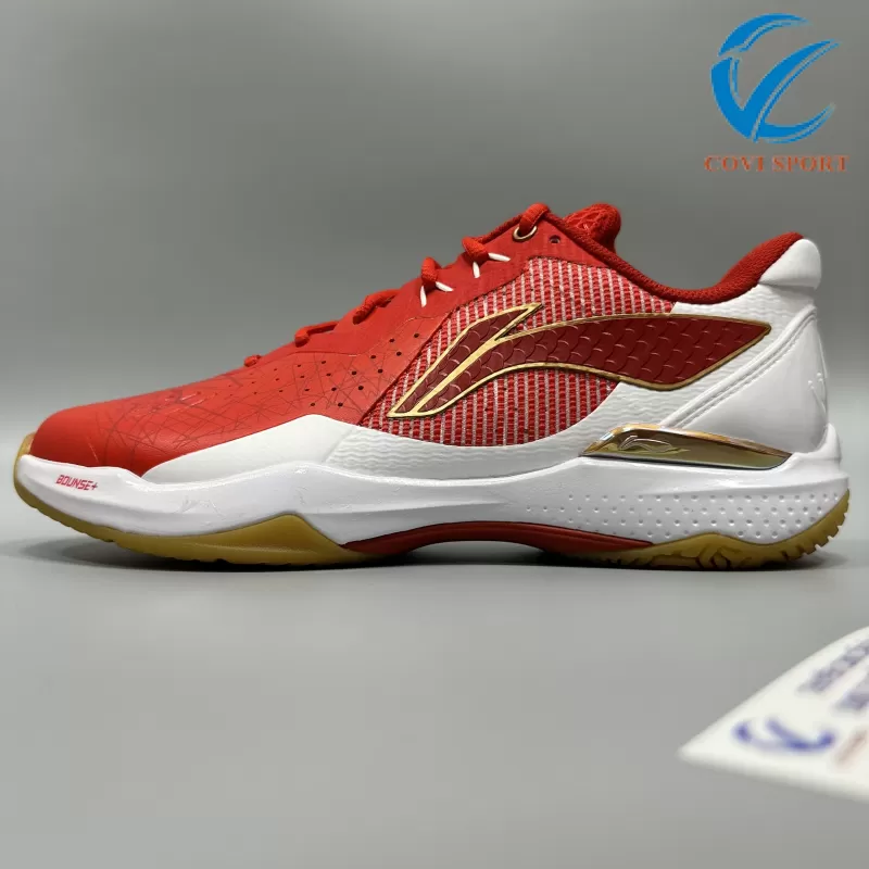 Giày Cầu Lông Lining Chen Long LMT 2024 (Đỏ) AYZU011-1