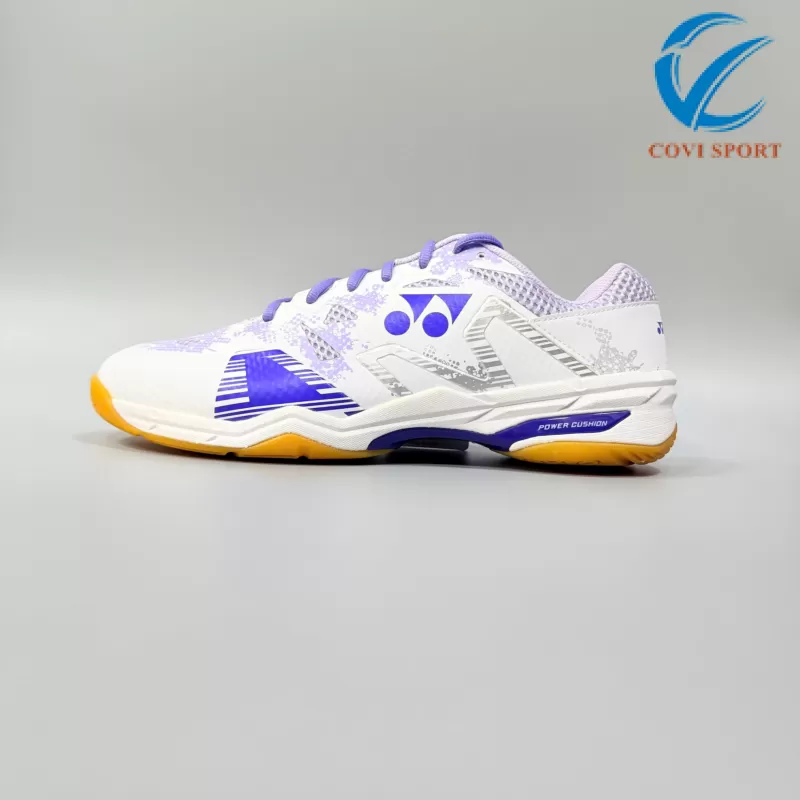 Giày Cầu Lông Yonex Power Cushion Eclipsion X (White/Purple) Chính Hãng