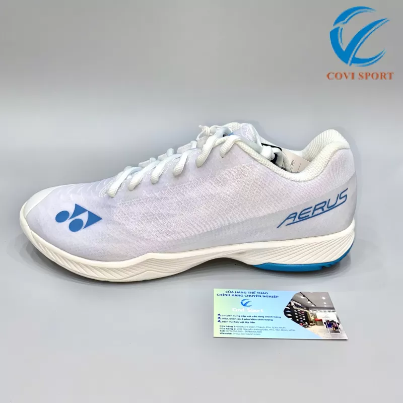Giày Cầu Lông Yonex Aerus Z2 Men (White/Blue) Chính Hãng