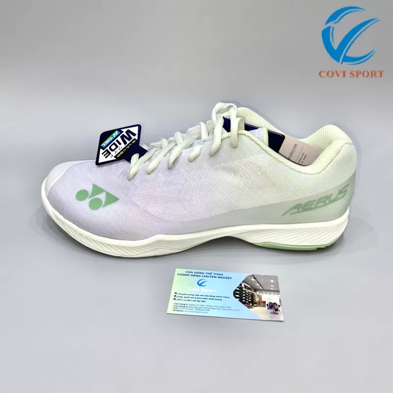 Giày Cầu Lông Yonex Aerus Z2 WIDE (White/Green) Chính Hãng