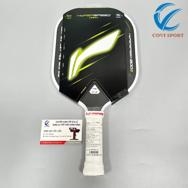 Vợt Pickleball Lining HYPERSPEED 800S (14mm) Chính Hãng
