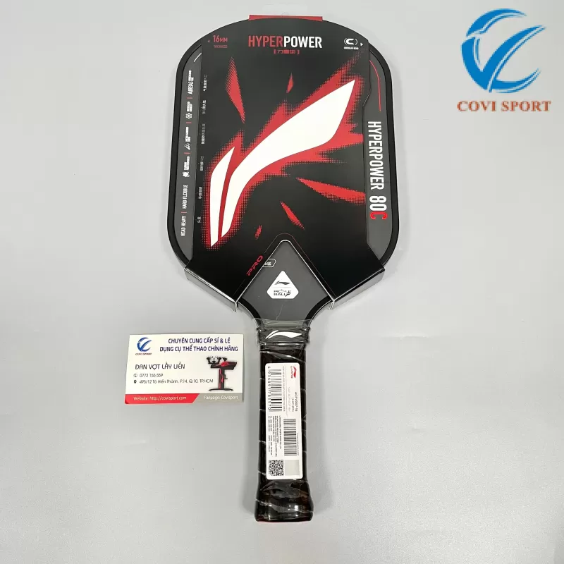 Vợt Pickleball Lining HYPERPOWER 80C (16mm) Chính Hãng