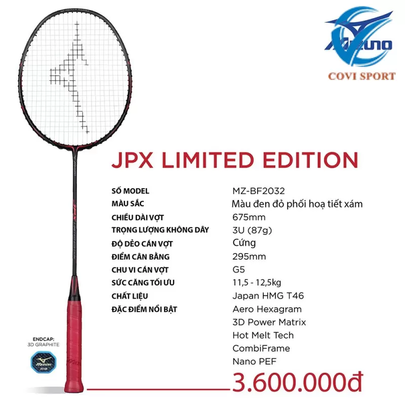 Vợt cầu lông Mizuno JPX Limited Edition Chính Hãng