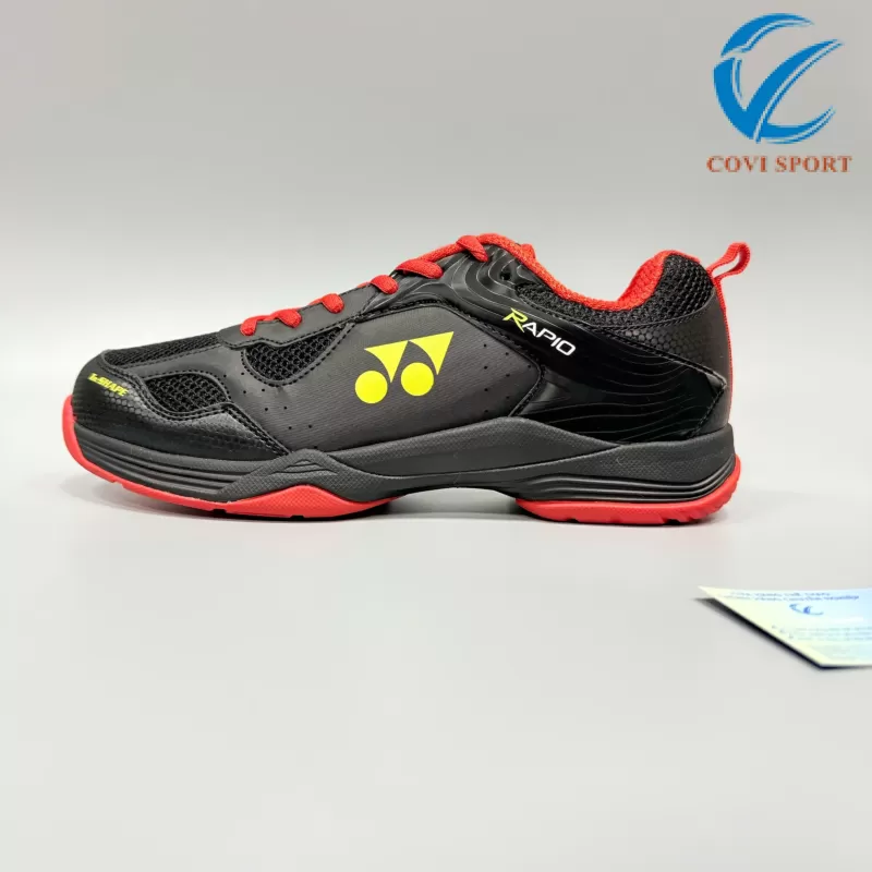 Giày Cầu Lông Yonex Rapio (Dark Grey/Fire Red) Chính Hãng