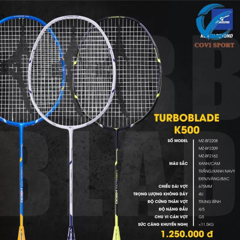 Vợt cầu lông Mizuno K500 Chính Hãng