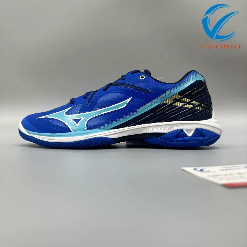 Giày Cầu Lông Mizuno Claw 3 Chính Hãng (Xanh dương - 71GA244301) New 2024