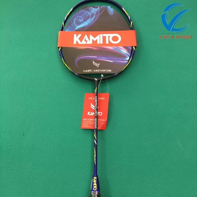 VỢT CẦU LÔNG KAMITO MERCURY 1000 Chính Hãng (Tím đen-Xanh đen)