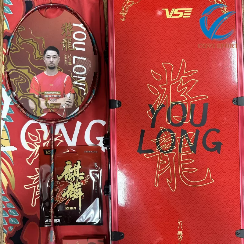 Set Vợt cầu lông VS You Long Đỏ Tết 2024 Limited