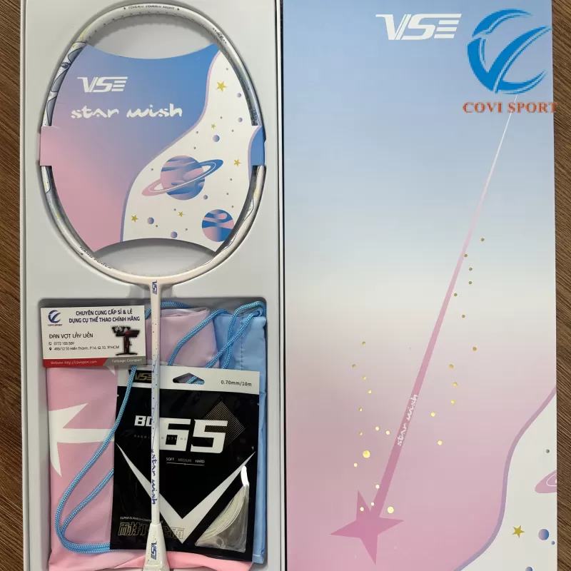 Set Vợt Cầu Lông VS Star Wish Chính Hãng