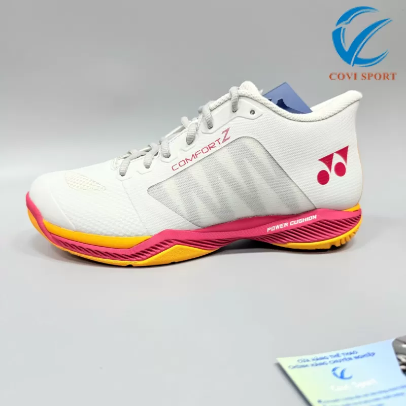 Giày cầu lông Yonex Comfort Z3 Women (White/Red) 2025 Chính Hãng
